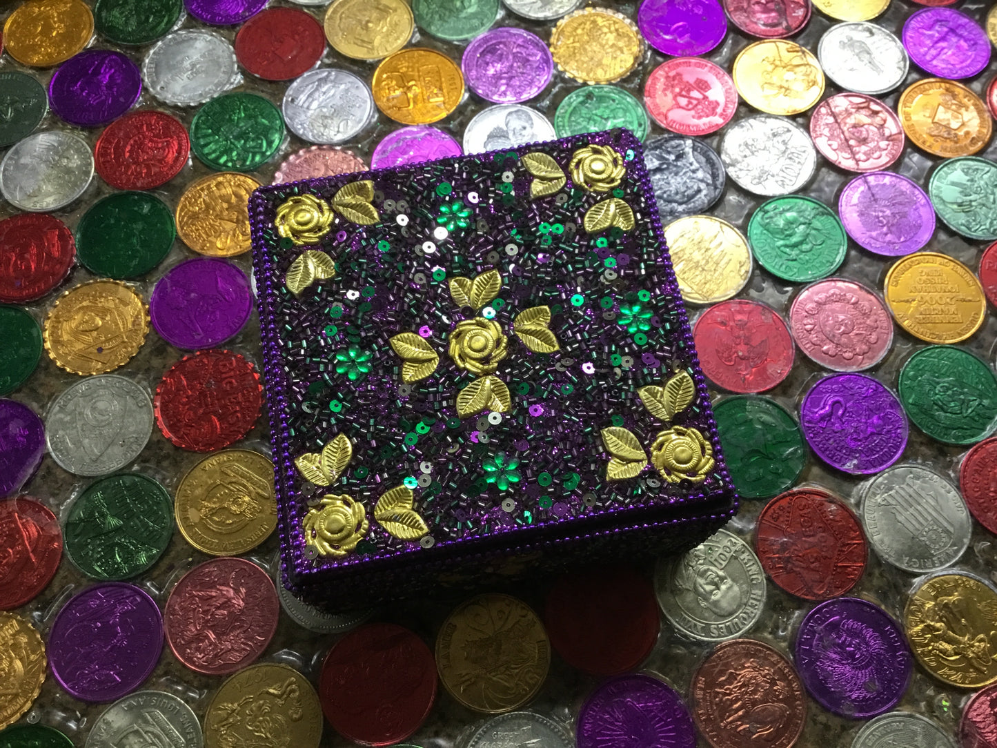 5" SQUARE STONE GIFT BOX