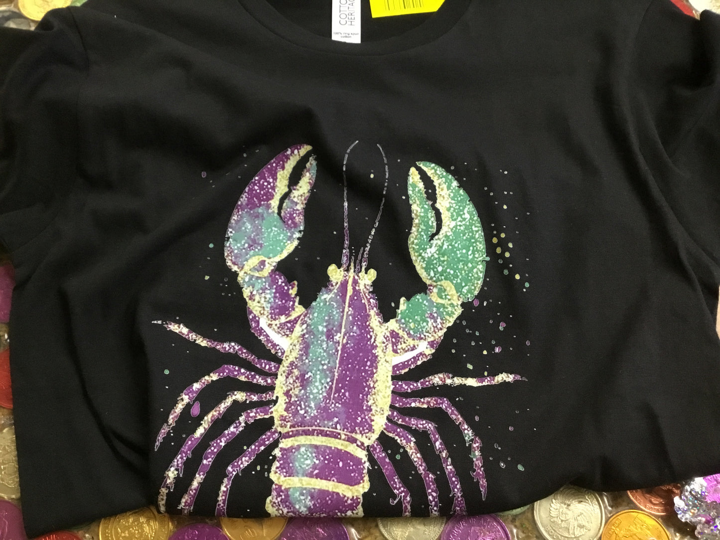 MARDI GRAS CRAWFISH SHIRT