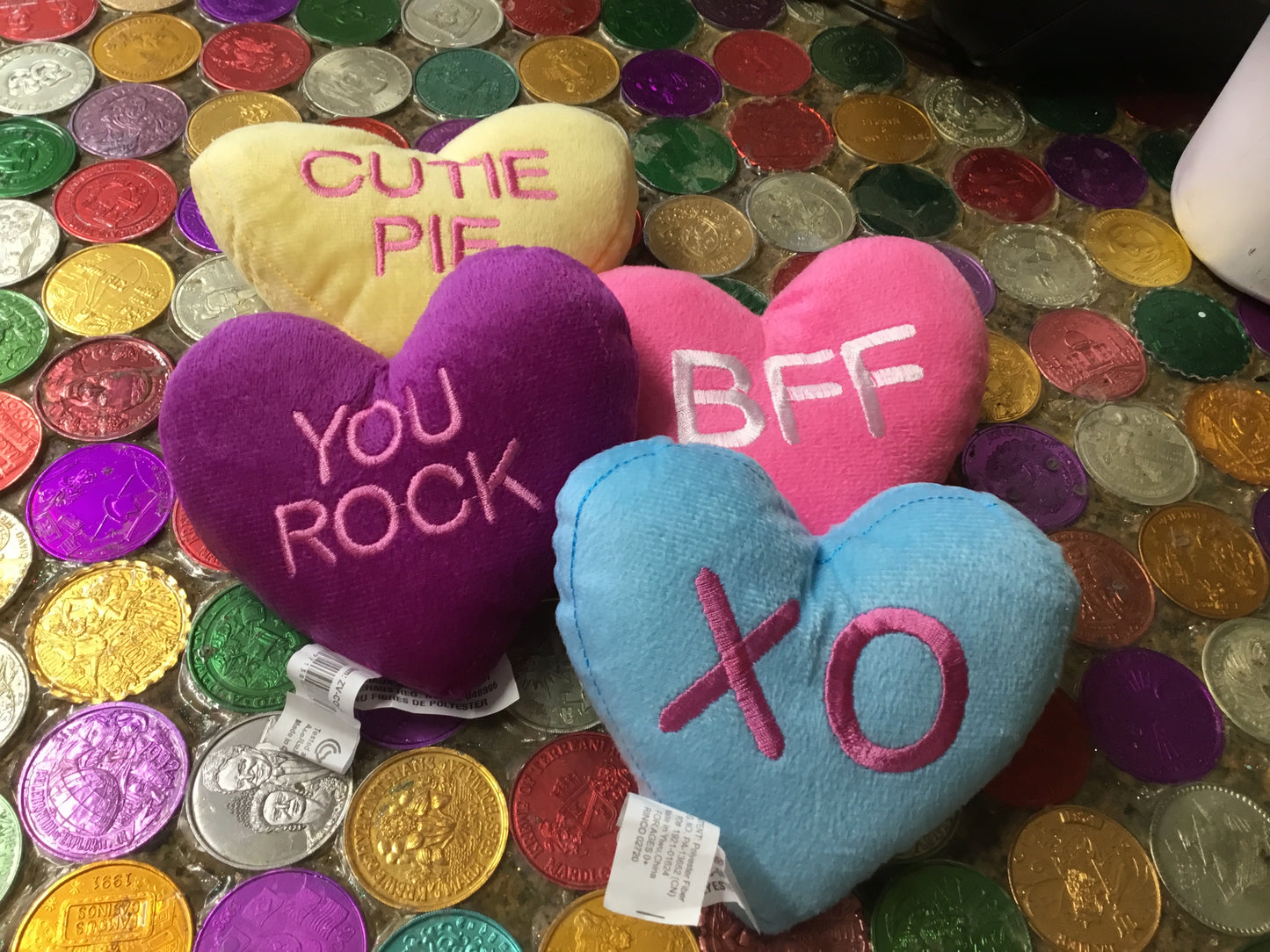 CONVERSATION HEART PLUSH