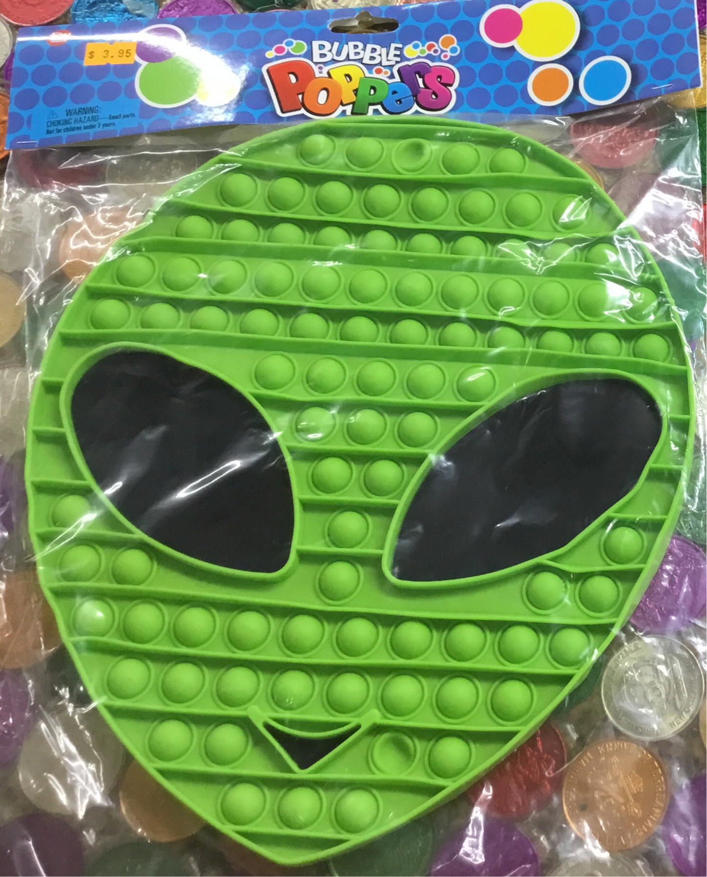 ALIEN JUMBO BUBBLE POPPER