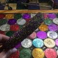 MARDI GRAS CRYSTAL SCATTERED HEADBAND