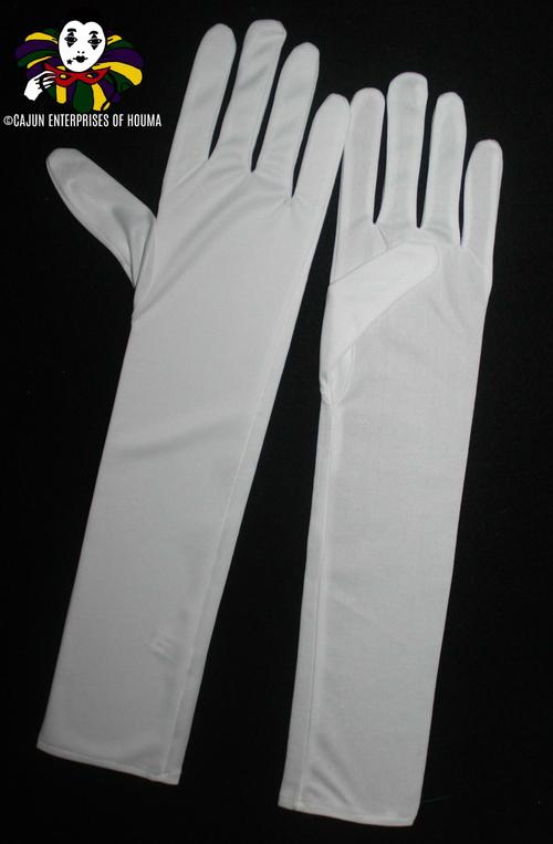 LADIES ELBOW NYLON STRETCH GLOVES