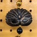 GOLD/BLACK MASK BEAD
