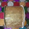 2.5" GOLD SHEER RIBBON 2.5"