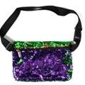 MARDI GRAS SEQUIN FANNY PACK