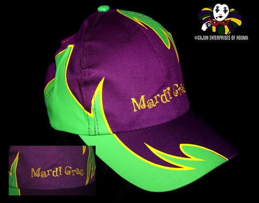 MARDI GRAS BASEBALL CAP