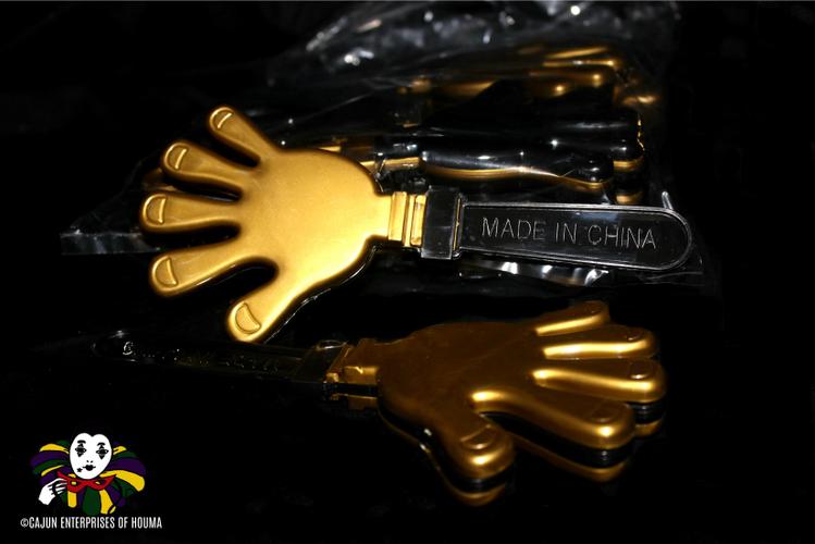 HANDCLAPPER BLACK & GOLD 7.5"