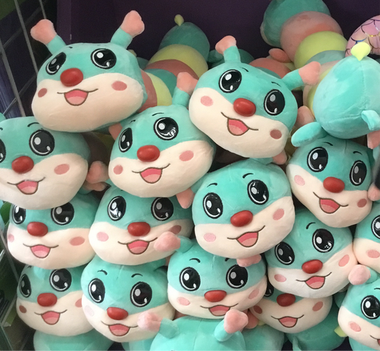 SMALL PASTEL CATERPILLAR PLUSH