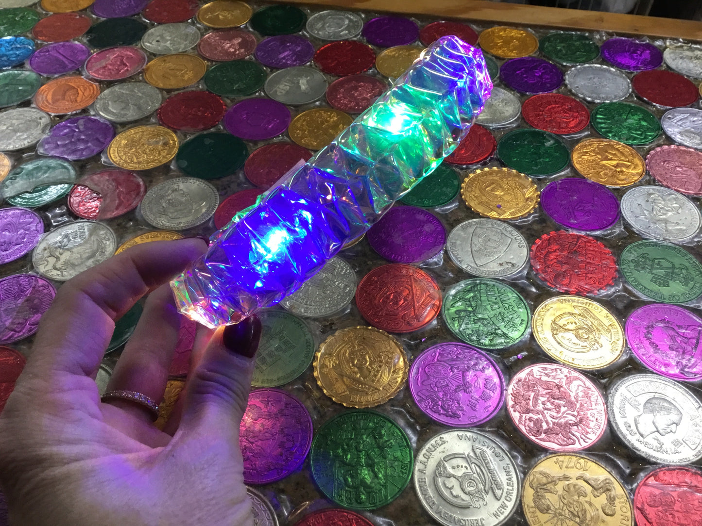 LIGHT UP METALLIC HEADBAND