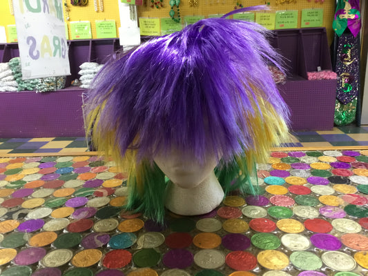 MARDI GRAS PUNK WIG