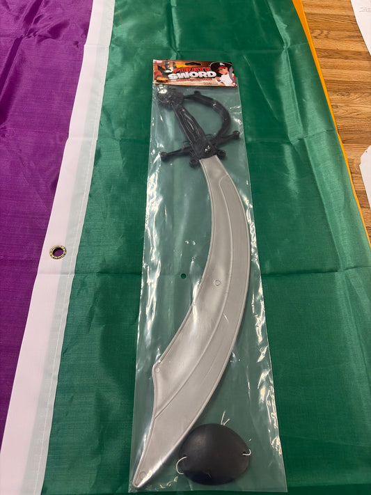PIRATE SWORD W/PATCH