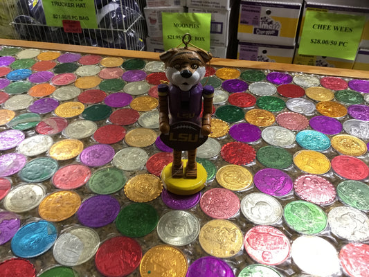 LSU TIGER NUTCRACKER ORNAMENT