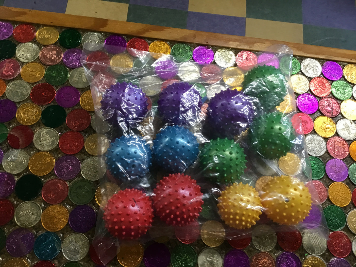 3" INFLATED KNOBBY BALL