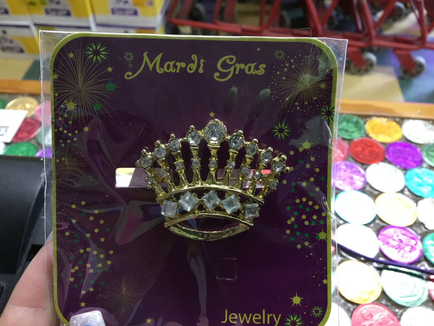 GOLD CROWN w/STONES