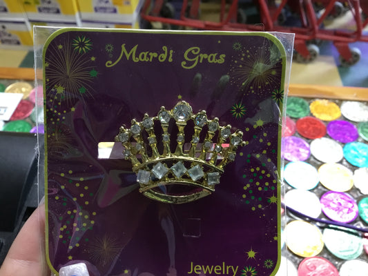 GOLD CROWN w/STONES