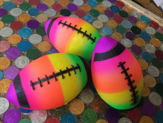 Spring Coloured Football FOOTBALLS – Cajun Mardi Gras