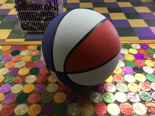 REGULATION BASKETBALL RED, WHITE & BLUE