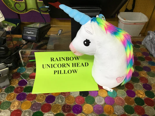 RAINBOW UNICORN HEAD