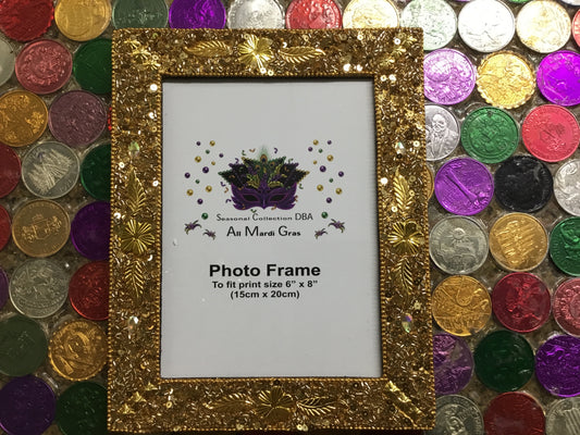 MARDI GRAS FRAME 6 X 8