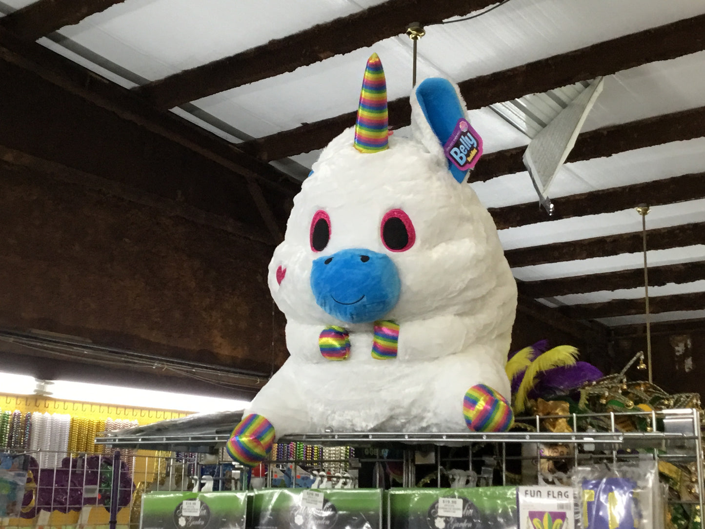 BELLY BUDDY UNICORN 26"