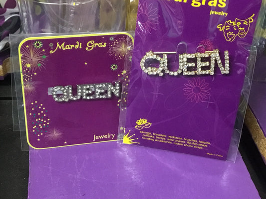 RHINESTONE QUEEN  PIN