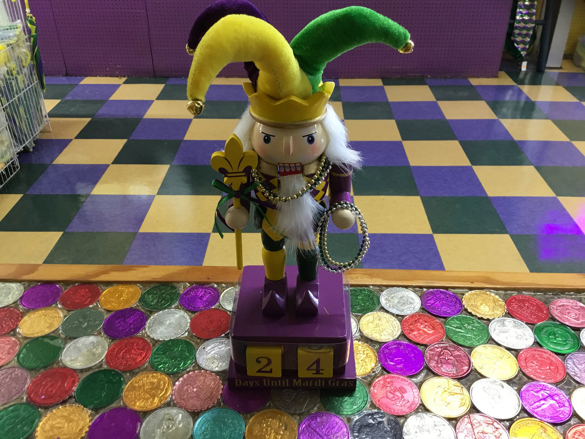 MARDI GRAS JESTER NUTCRACKER COUNT DOWN