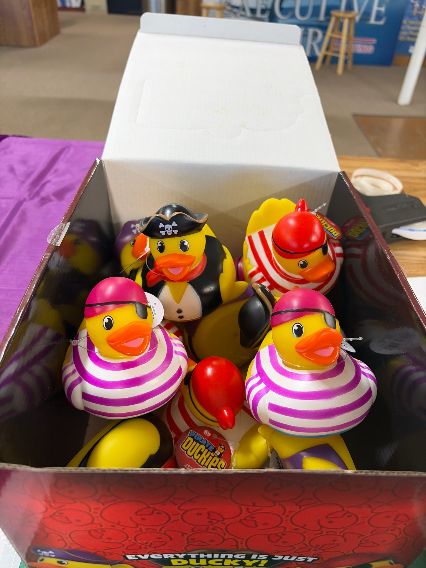 PIRATE RUBBER DUCKIES 3.75"
