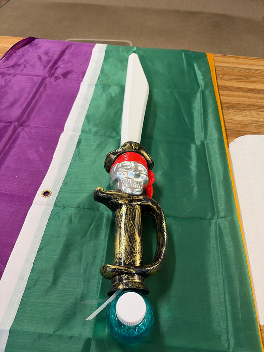 LIGHT UP PIRATE BUBBLE SWORD