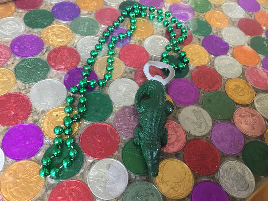 ALLIGATOR BOTTLE OPENER MEDALLION