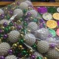 PURPLE, GREEN & GOLD WITH BERRY BEAD