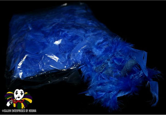 BLUE FEATHER BOA