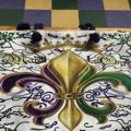 FLEUR DE LIS WHITE BAG