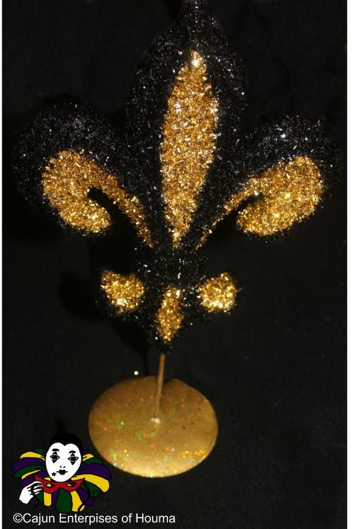 13" TINSEL FLEUR DE LIS