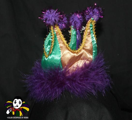 MINI MARDI GRAS CROWN HEADBAND