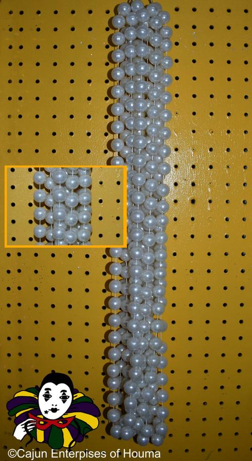 CASE 48" 18MM ROUND WHITE PEARL