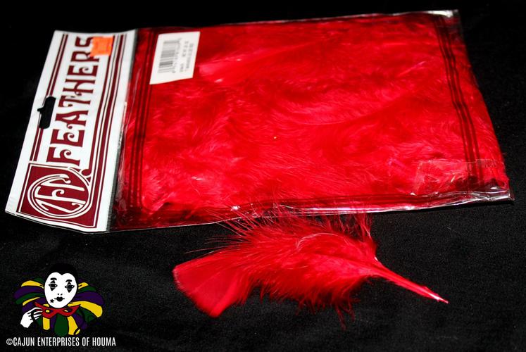 MARABOU RED FEATHERS