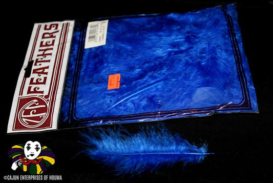 MARABOU ROYAL BLUE FEATHERS