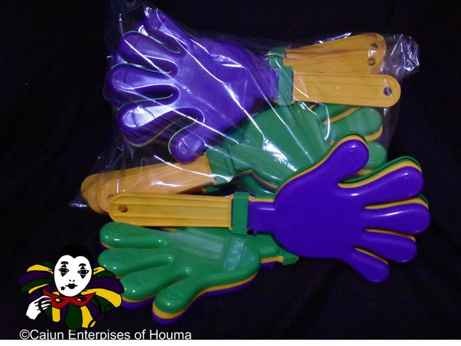 CASE HANDCLAPPER PURPLE, GREEN & GOLD 13" 15 DZ