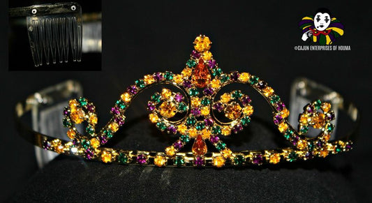 GOLD TIARA w/JEWELS