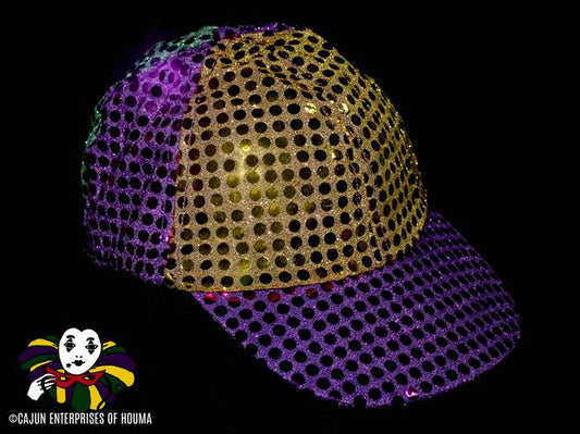 SEQUIN BASEBALL HAT