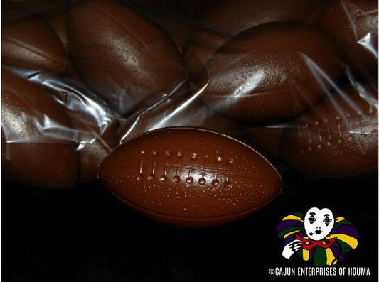 CASE BROWN PLASTIC FOOTBALL 4" 72 DZ