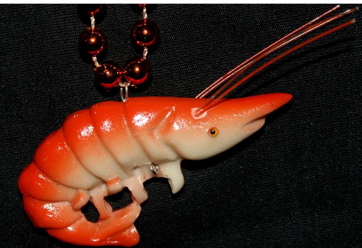 SHRIMP BEAD 33"